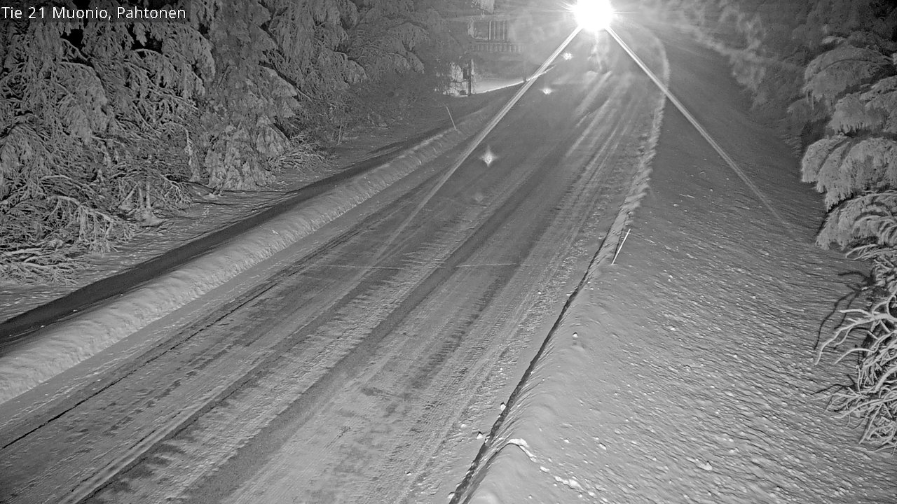 Kelikamerat Kuva Tie 21 Muonio Pahtonen, Muonio, Lappi