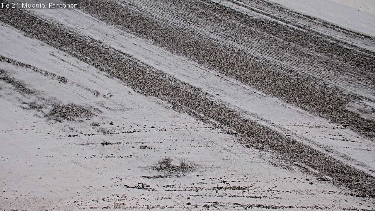 Weather Camera Image Road 21 Muonio Pahtonen, Muonio, Lappi