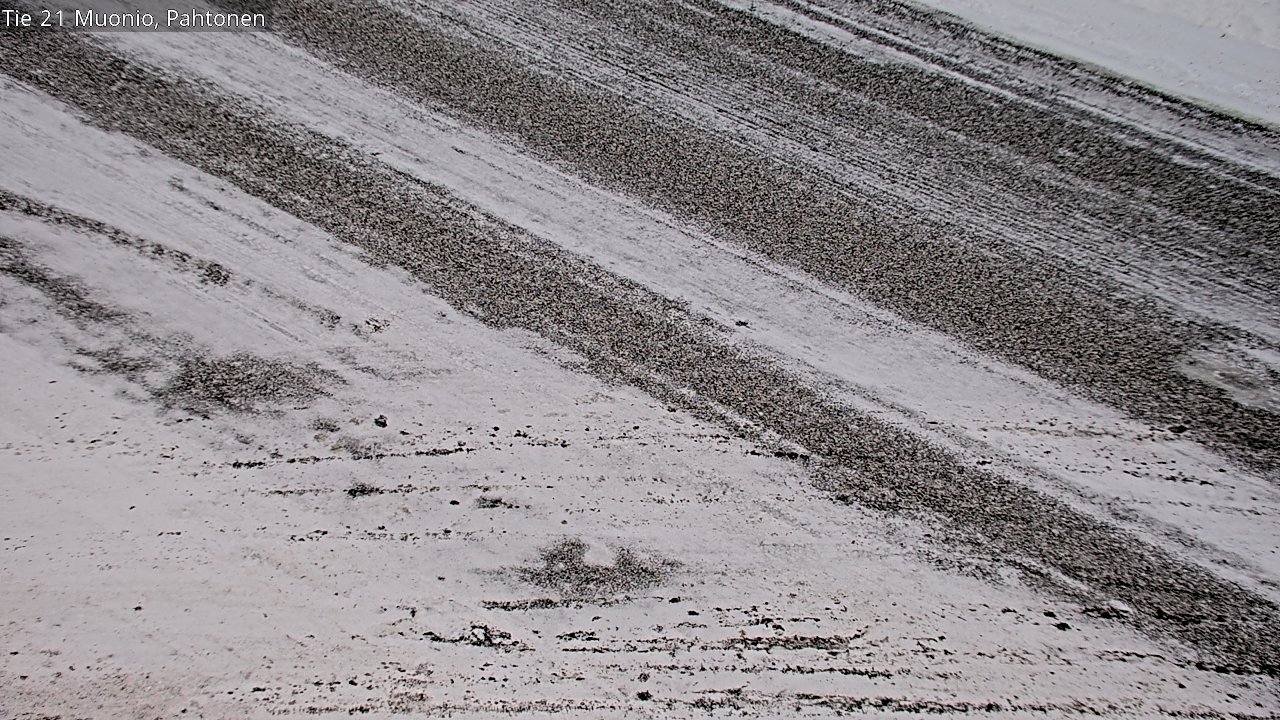 Weather Camera Image Road 21 Muonio Pahtonen, Muonio, Lappi