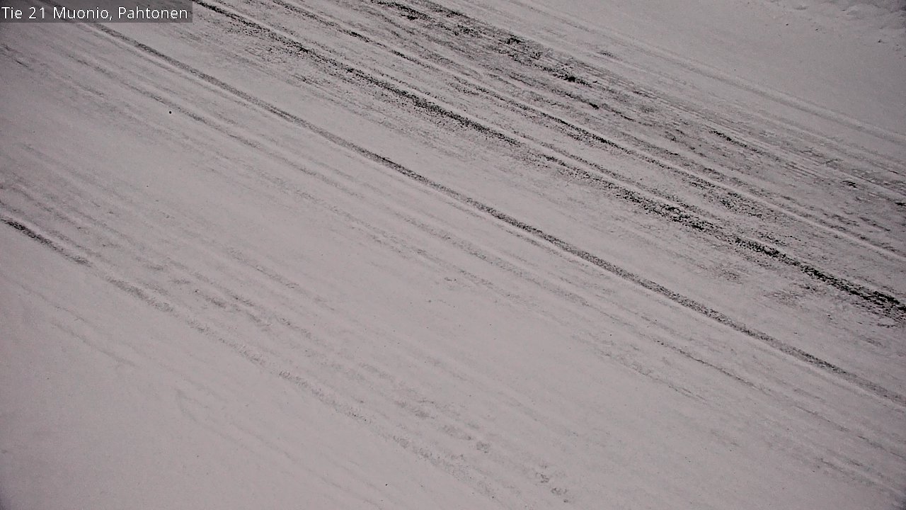 Weather Camera Image Väg 21 Muonio Pahtonen, Muonio, Lappi