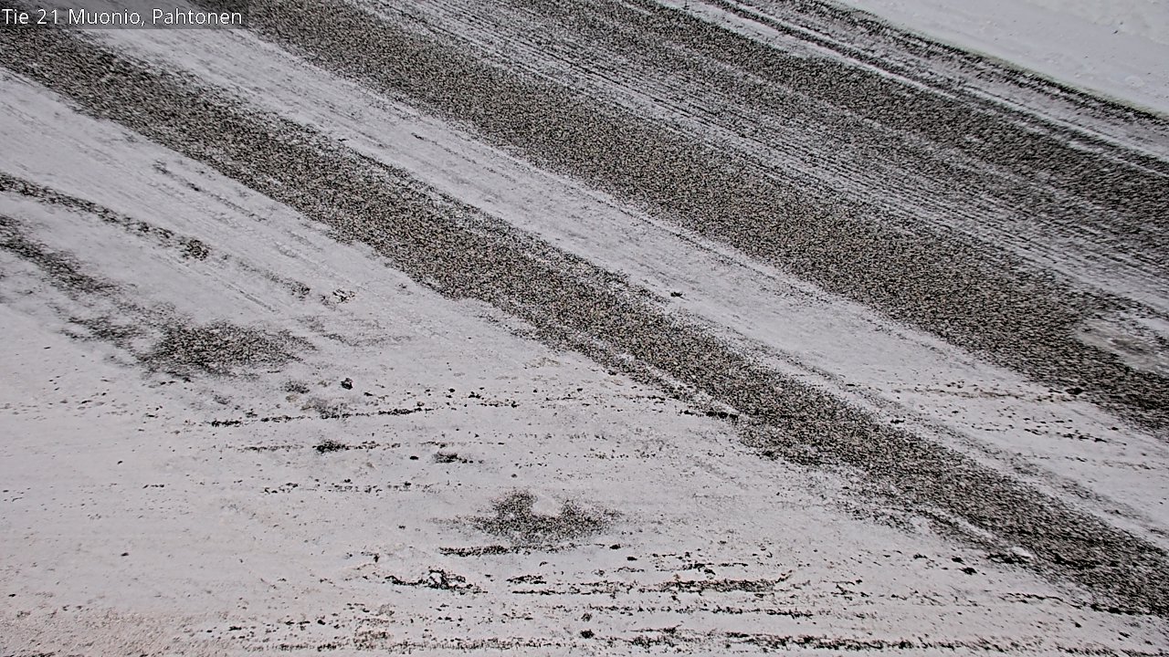 Weather Camera Image Road 21 Muonio Pahtonen, Muonio, Lappi