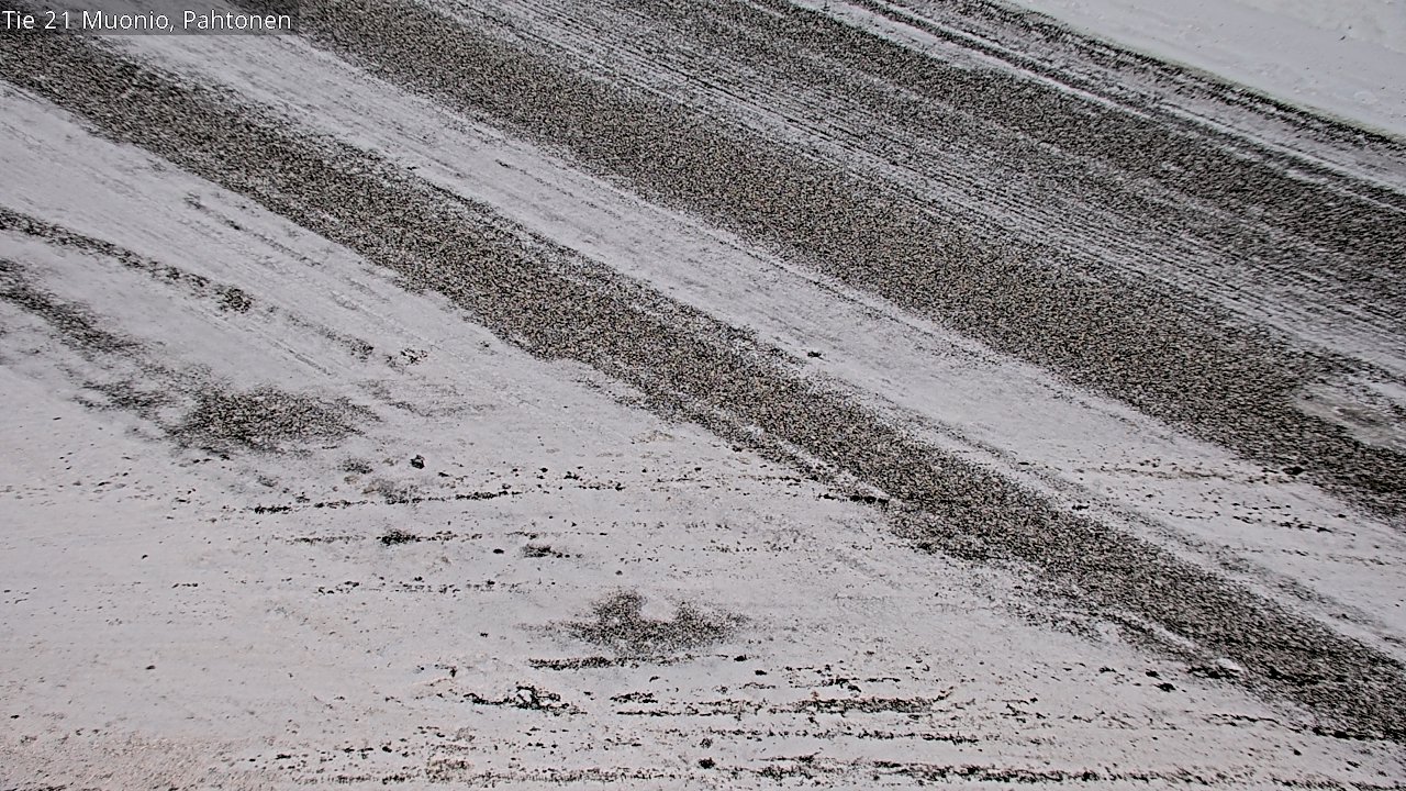 Weather Camera Image Road 21 Muonio Pahtonen, Muonio, Lappi