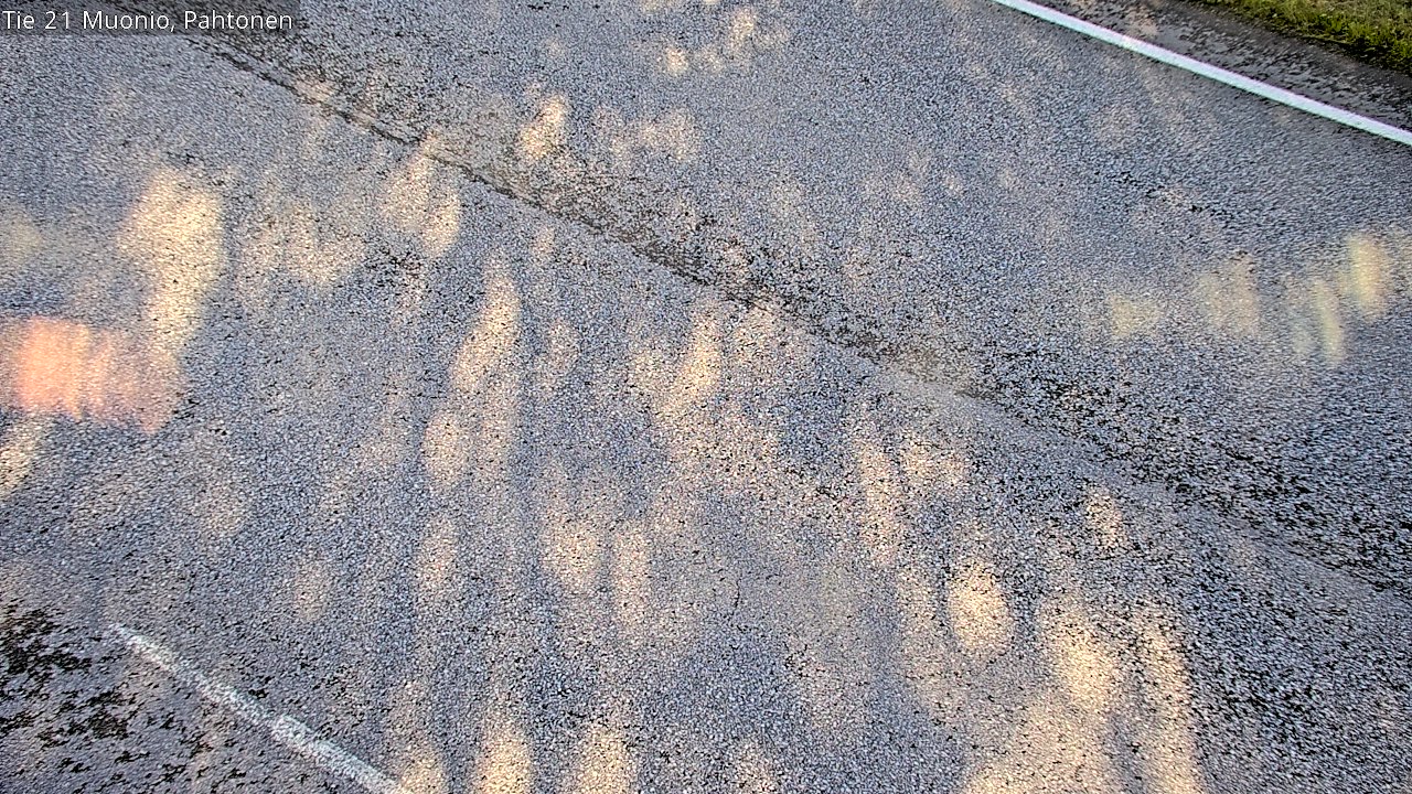 Weather Camera Image Väg 21 Muonio Pahtonen, Muonio, Lappi