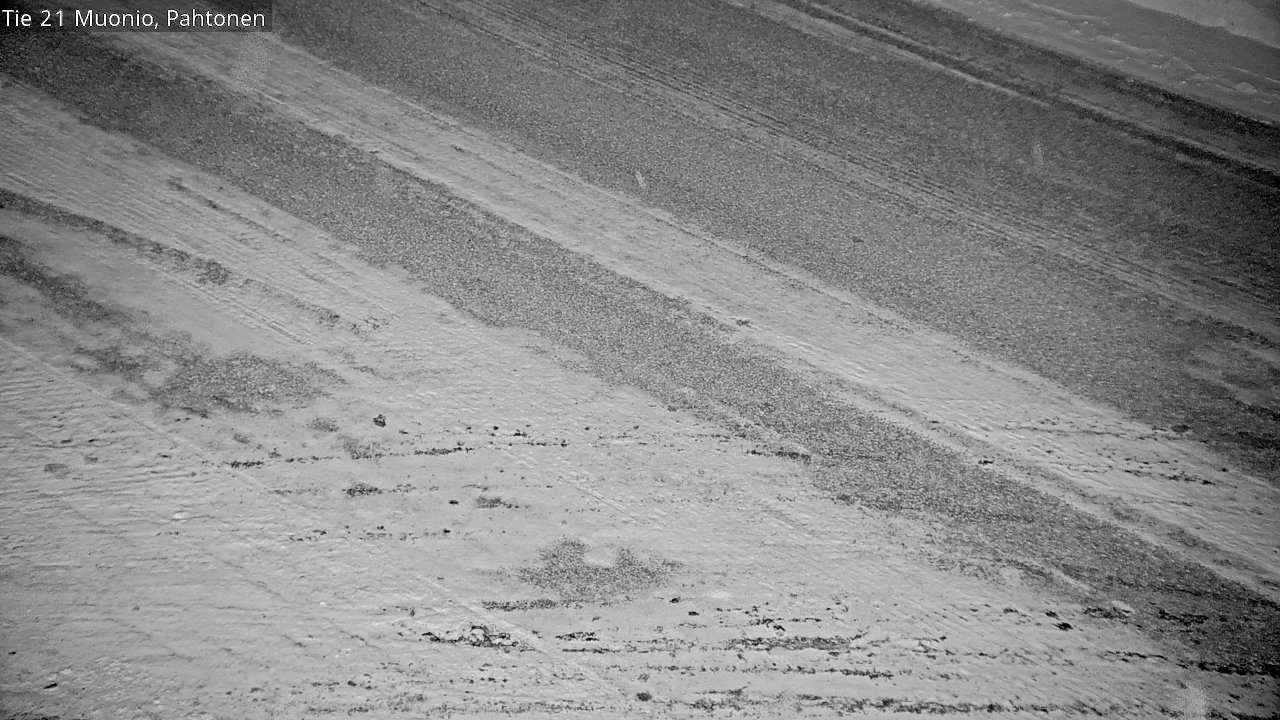 Weather Camera Image Väg 21 Muonio Pahtonen, Muonio, Lappi