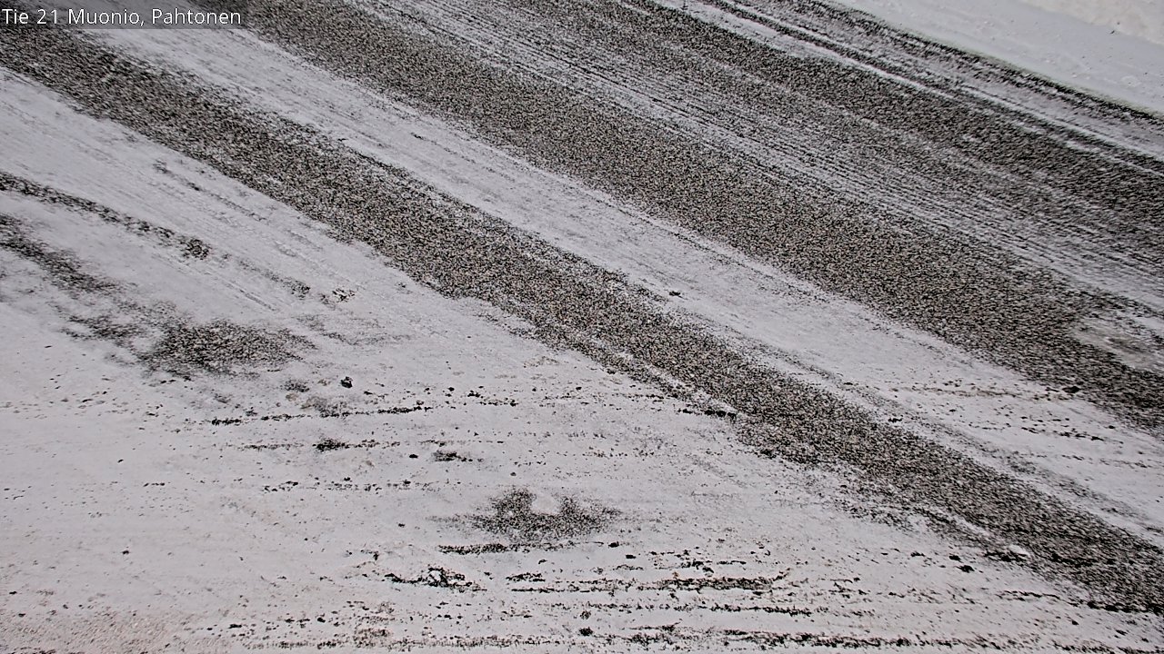Weather Camera Image Road 21 Muonio Pahtonen, Muonio, Lappi