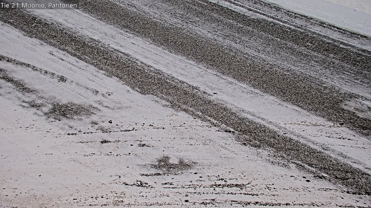 Weather Camera Image Road 21 Muonio Pahtonen, Muonio, Lappi