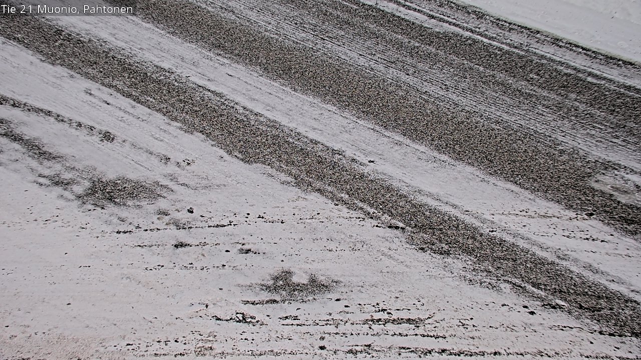 Weather Camera Image Road 21 Muonio Pahtonen, Muonio, Lappi
