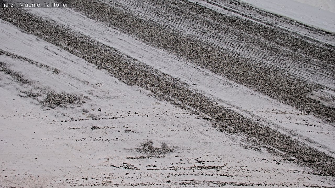 Weather Camera Image Road 21 Muonio Pahtonen, Muonio, Lappi