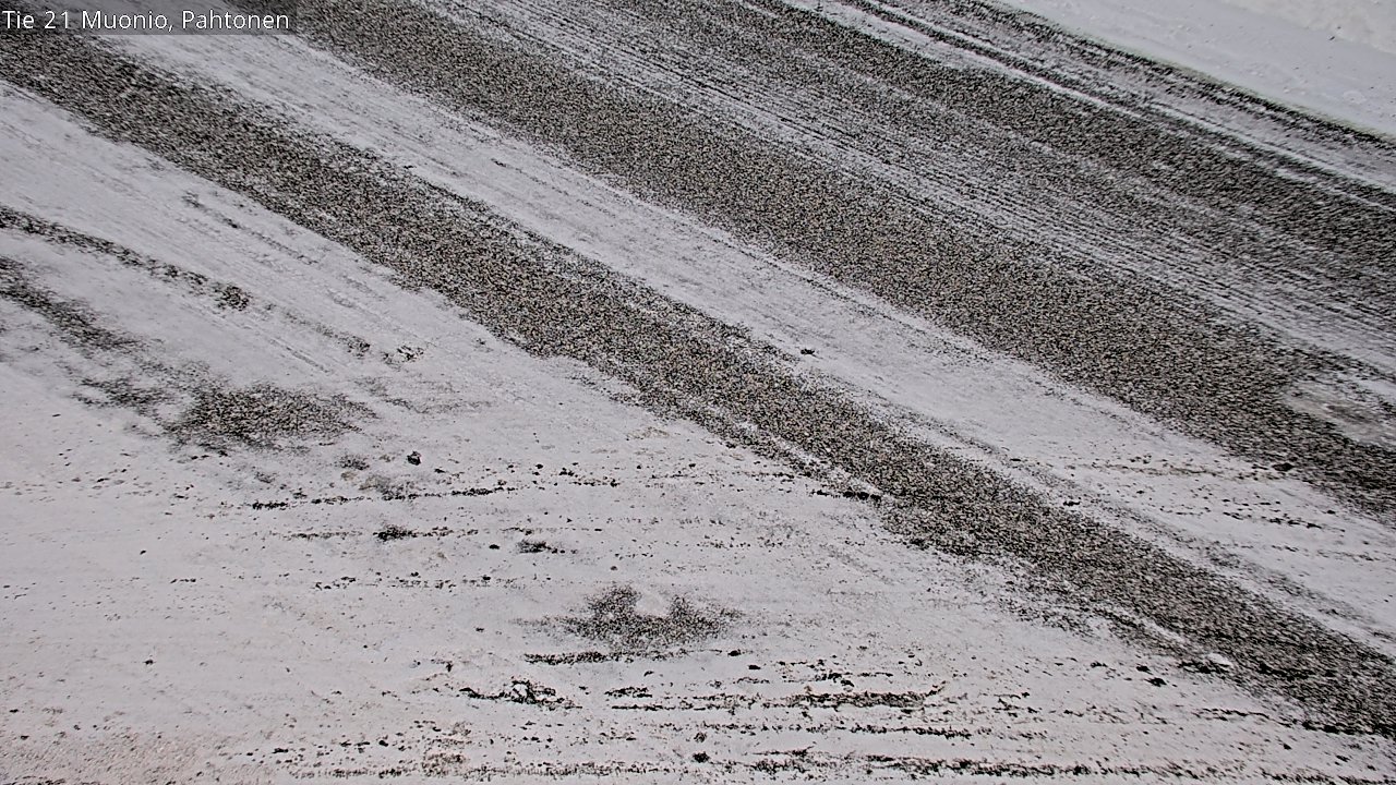 Weather Camera Image Road 21 Muonio Pahtonen, Muonio, Lappi