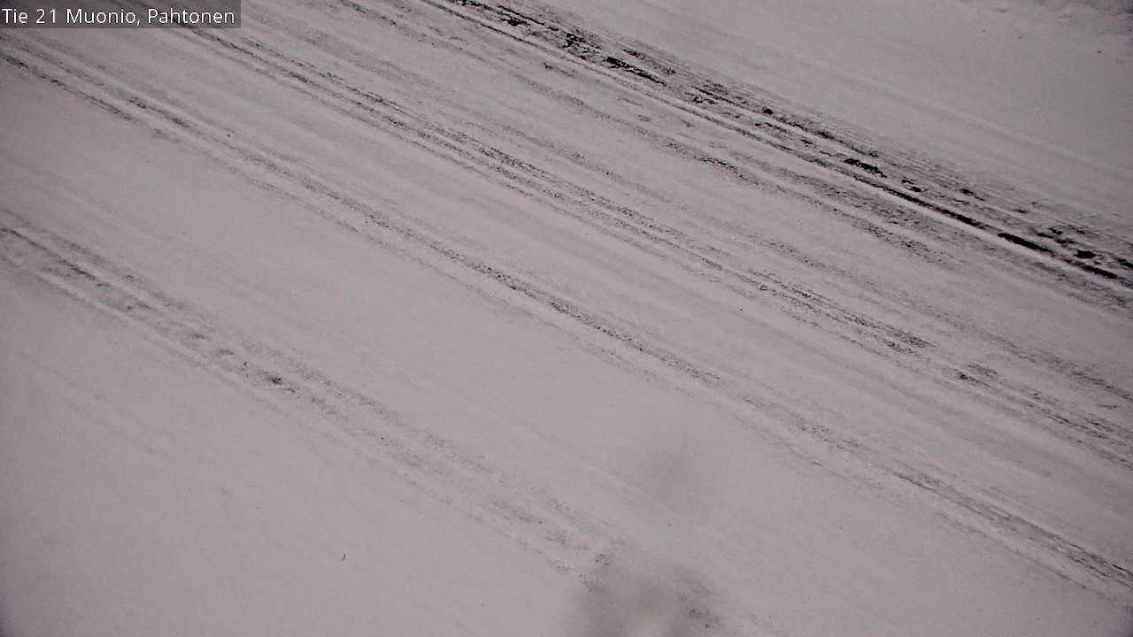 Weather Camera Image Väg 21 Muonio Pahtonen, Muonio, Lappi