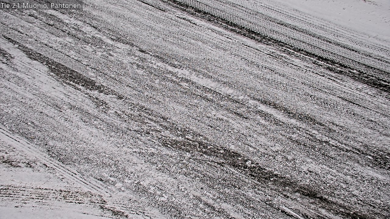 Weather Camera Image Road 21 Muonio Pahtonen, Muonio, Lappi