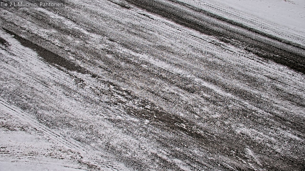 Weather Camera Image Road 21 Muonio Pahtonen, Muonio, Lappi
