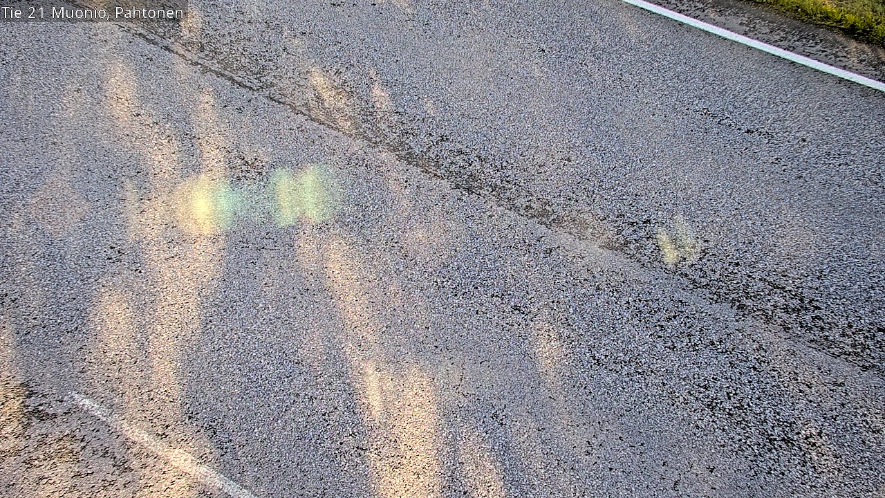 Weather Camera Image Väg 21 Muonio Pahtonen, Muonio, Lappi