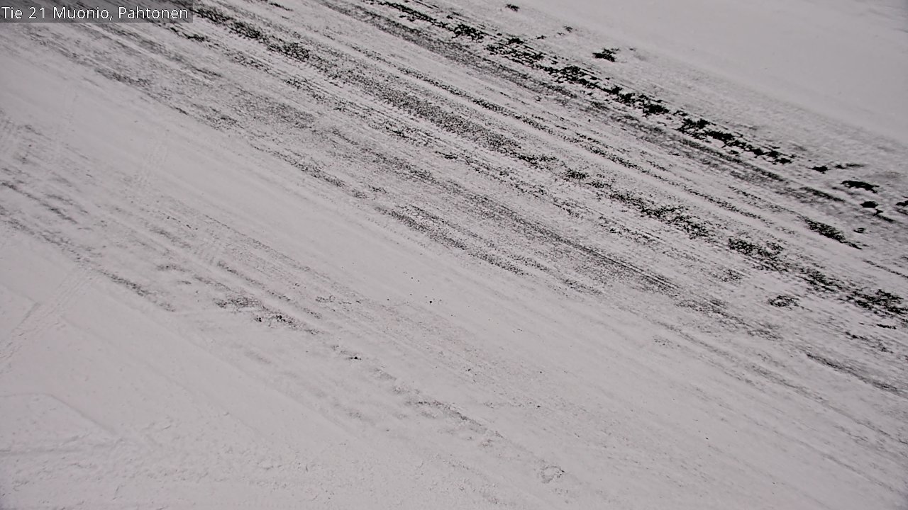 Weather Camera Image Väg 21 Muonio Pahtonen, Muonio, Lappi