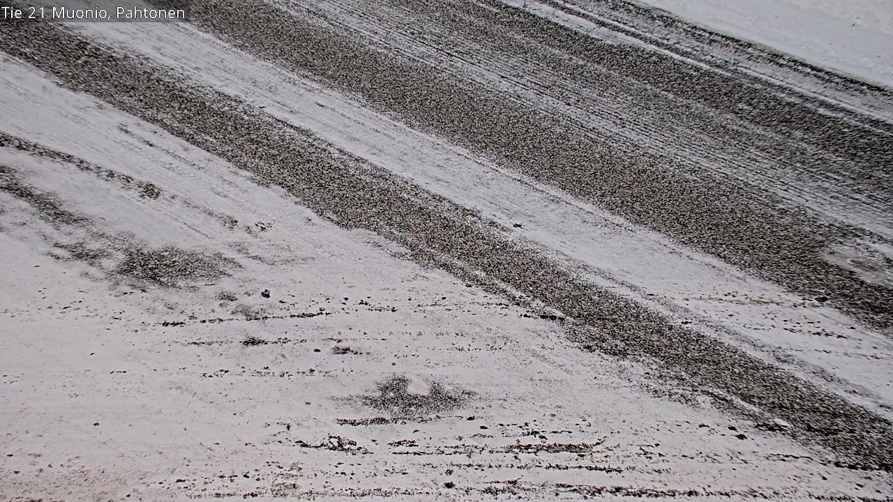 Weather Camera Image Road 21 Muonio Pahtonen, Muonio, Lappi