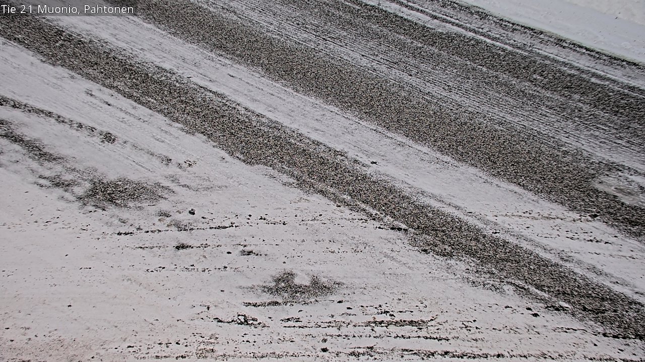 Weather Camera Image Road 21 Muonio Pahtonen, Muonio, Lappi