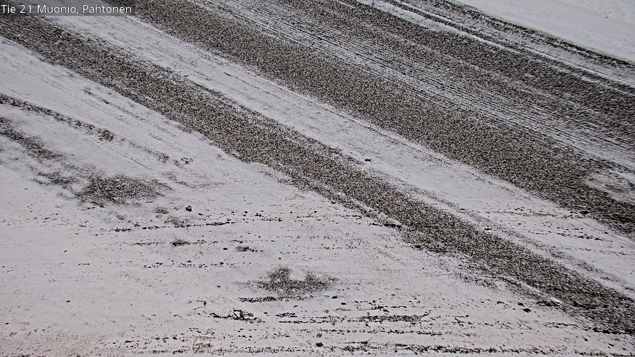 Weather Camera Image Road 21 Muonio Pahtonen, Muonio, Lappi