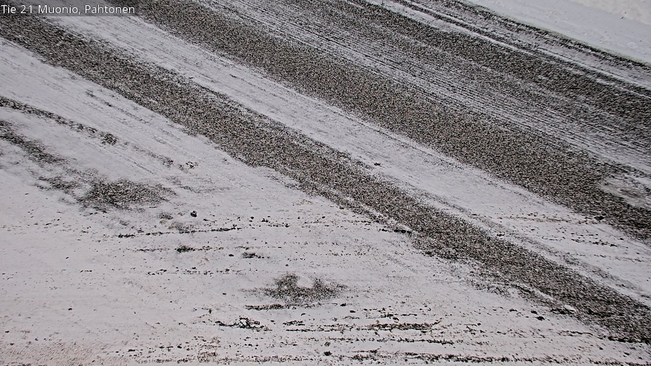 Weather Camera Image Road 21 Muonio Pahtonen, Muonio, Lappi