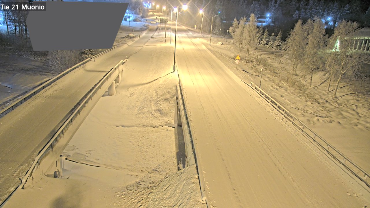Weather Camera Image Väg 21 Muonio, Muonio, Lappi
