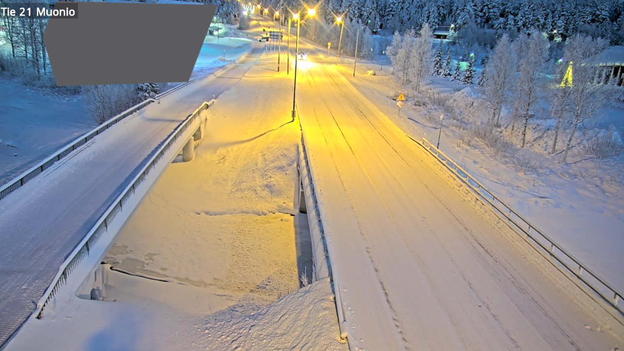 Weather Camera Image Väg 21 Muonio, Muonio, Lappi