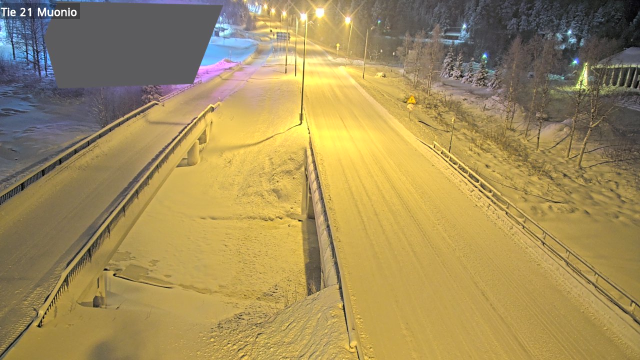 Weather Camera Image Väg 21 Muonio, Muonio, Lappi