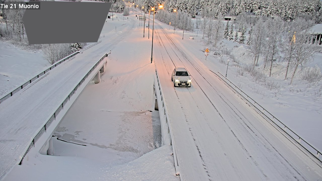 Weather Camera Image Road 21 Muonio, Muonio, Lappi