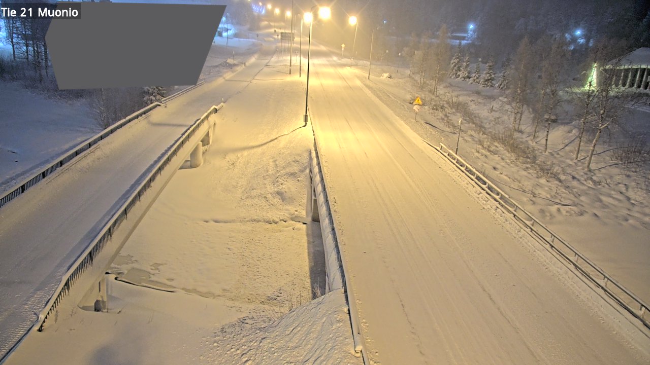 Weather Camera Image Väg 21 Muonio, Muonio, Lappi