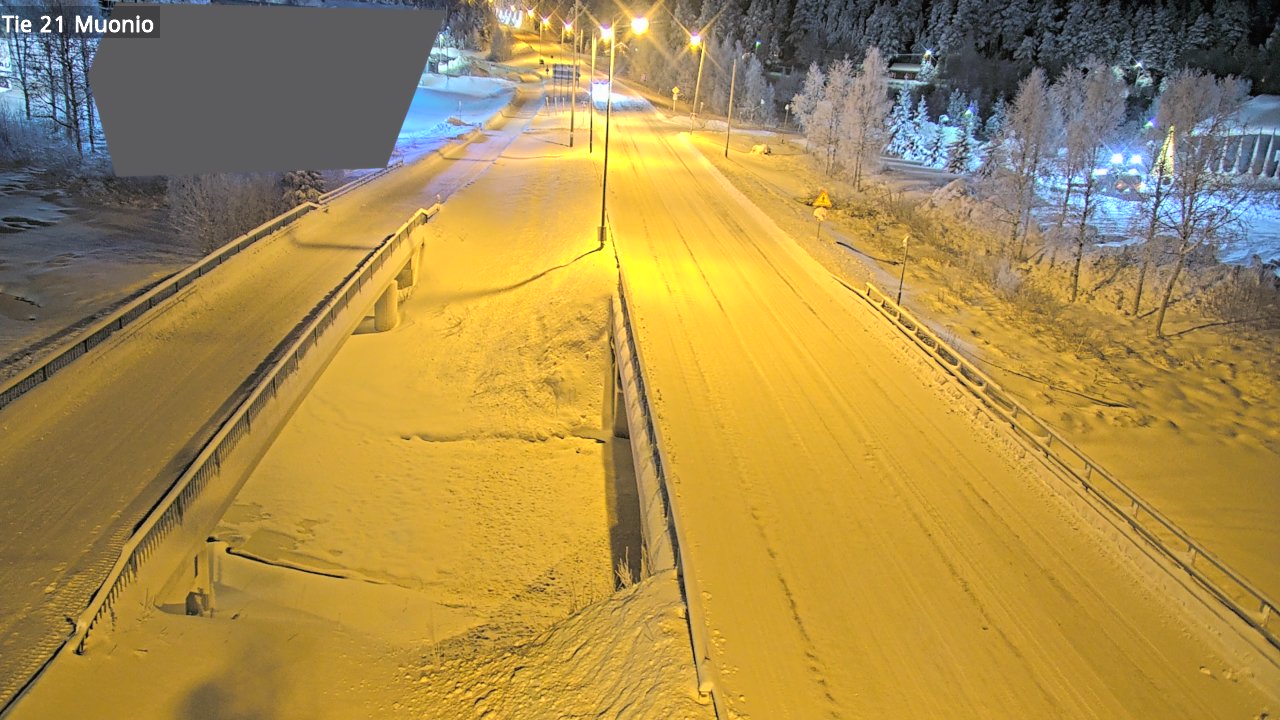 Weather Camera Image Väg 21 Muonio, Muonio, Lappi