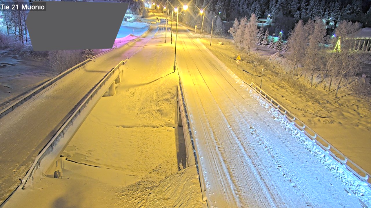 Weather Camera Image Väg 21 Muonio, Muonio, Lappi