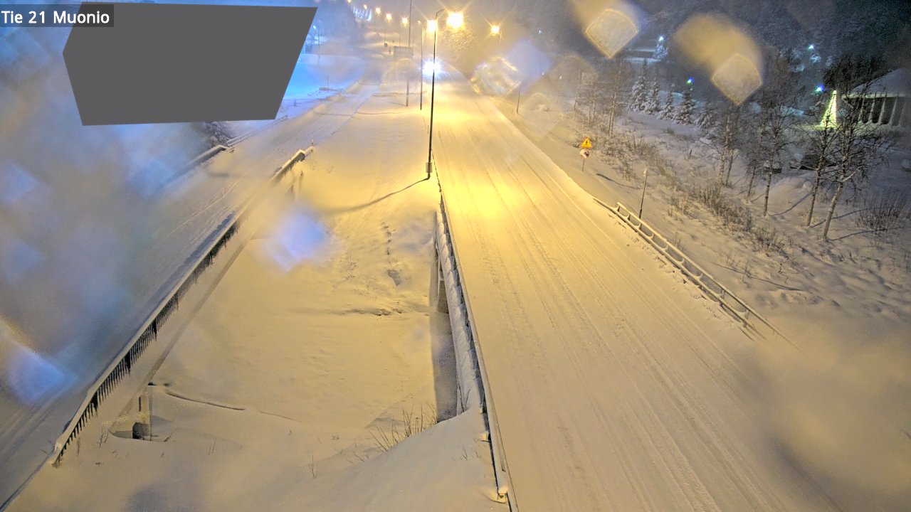 Weather Camera Image Väg 21 Muonio, Muonio, Lappi