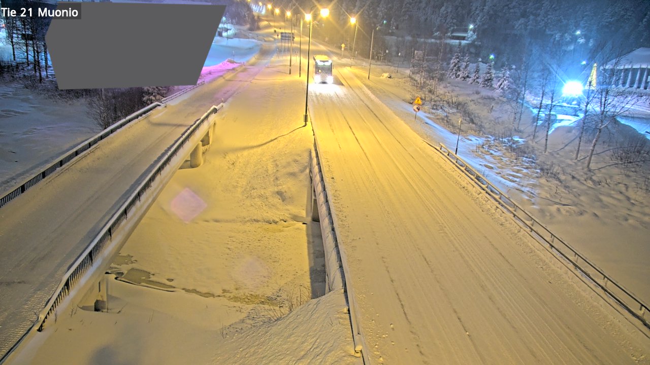 Weather Camera Image Väg 21 Muonio, Muonio, Lappi