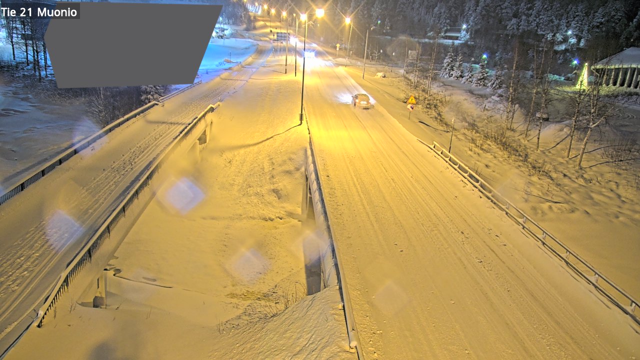 Weather Camera Image Väg 21 Muonio, Muonio, Lappi