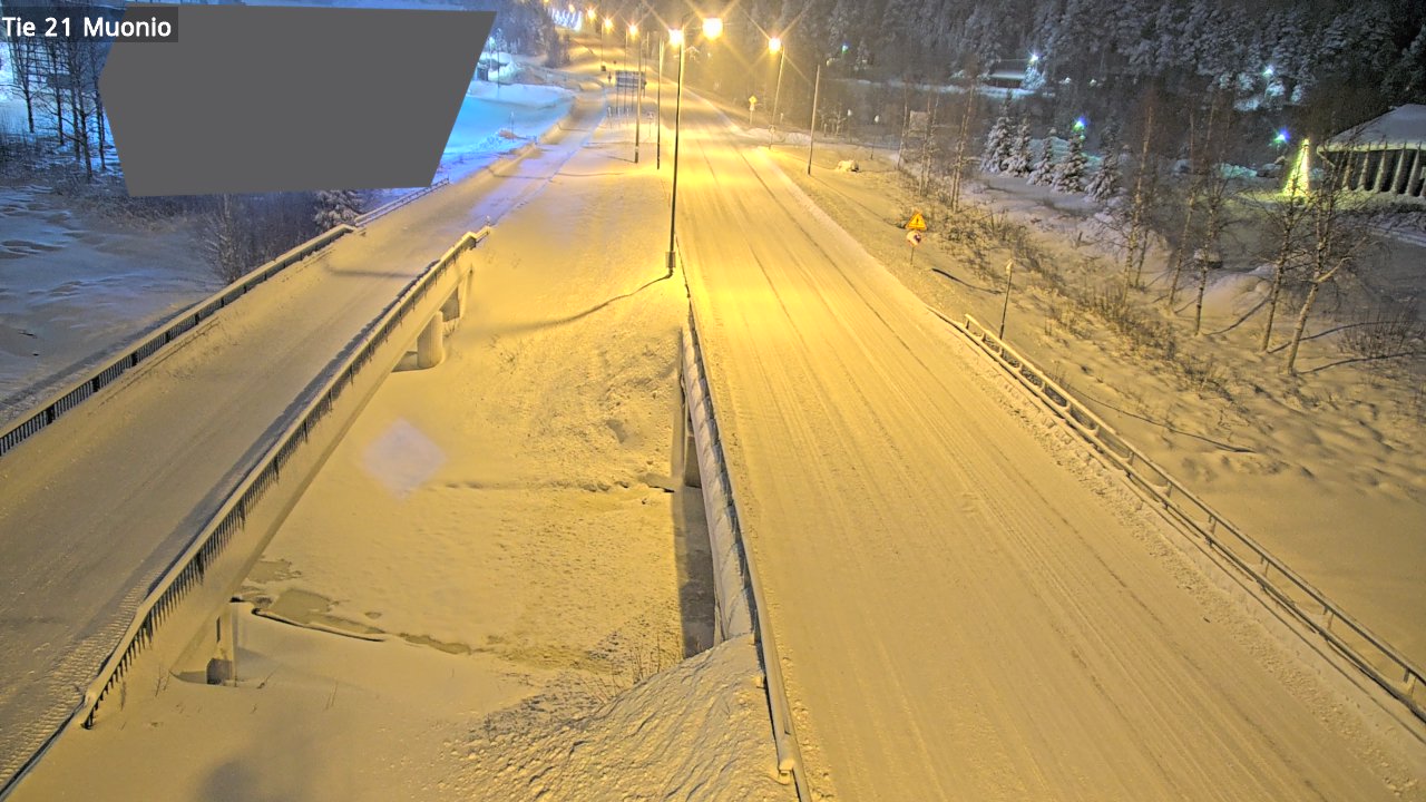 Weather Camera Image Väg 21 Muonio, Muonio, Lappi