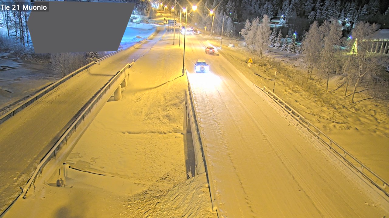 Weather Camera Image Väg 21 Muonio, Muonio, Lappi