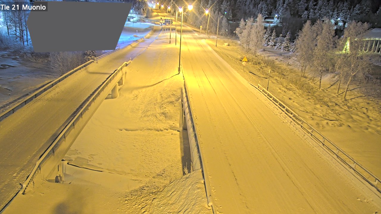 Weather Camera Image Väg 21 Muonio, Muonio, Lappi