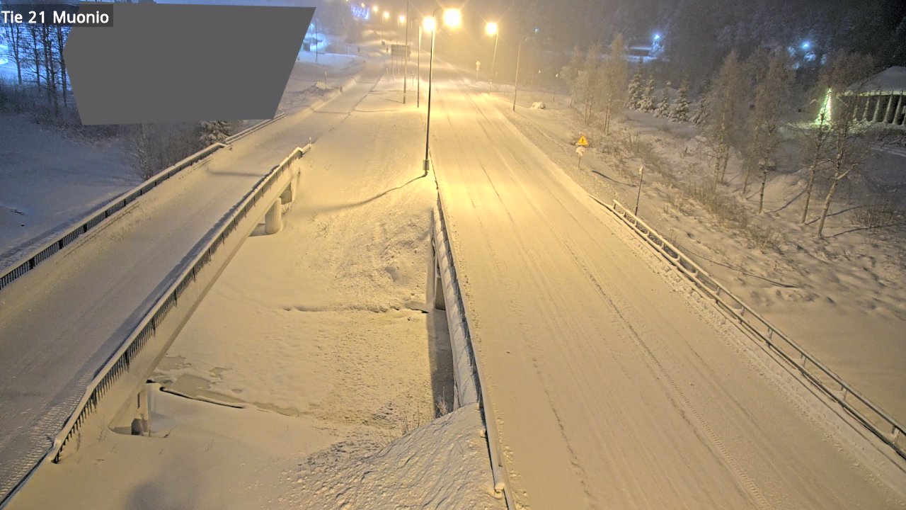 Weather Camera Image Väg 21 Muonio, Muonio, Lappi