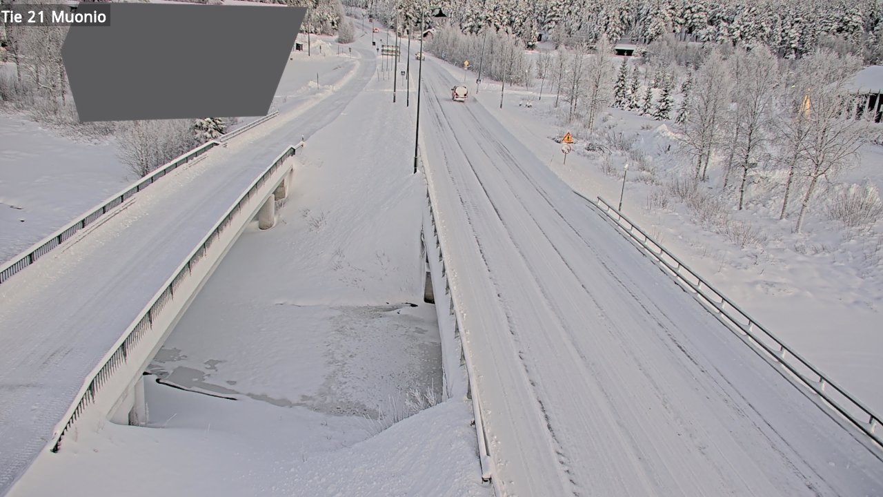 Weather Camera Image Väg 21 Muonio, Muonio, Lappi