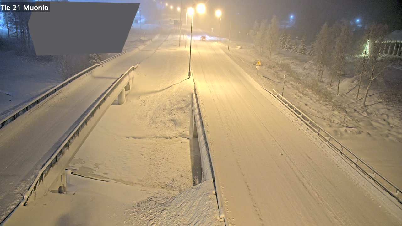 Weather Camera Image Väg 21 Muonio, Muonio, Lappi