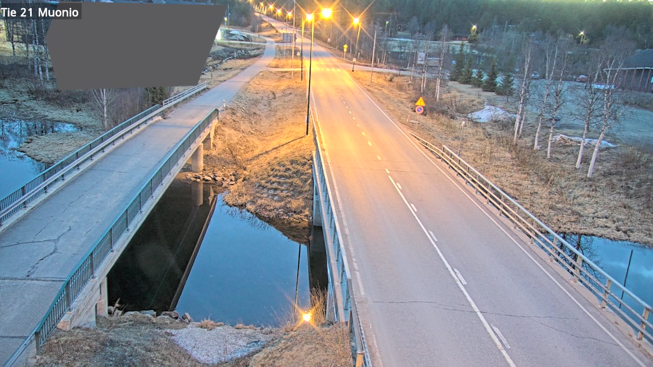 Weather Camera Image Väg 21 Muonio, Muonio, Lappi