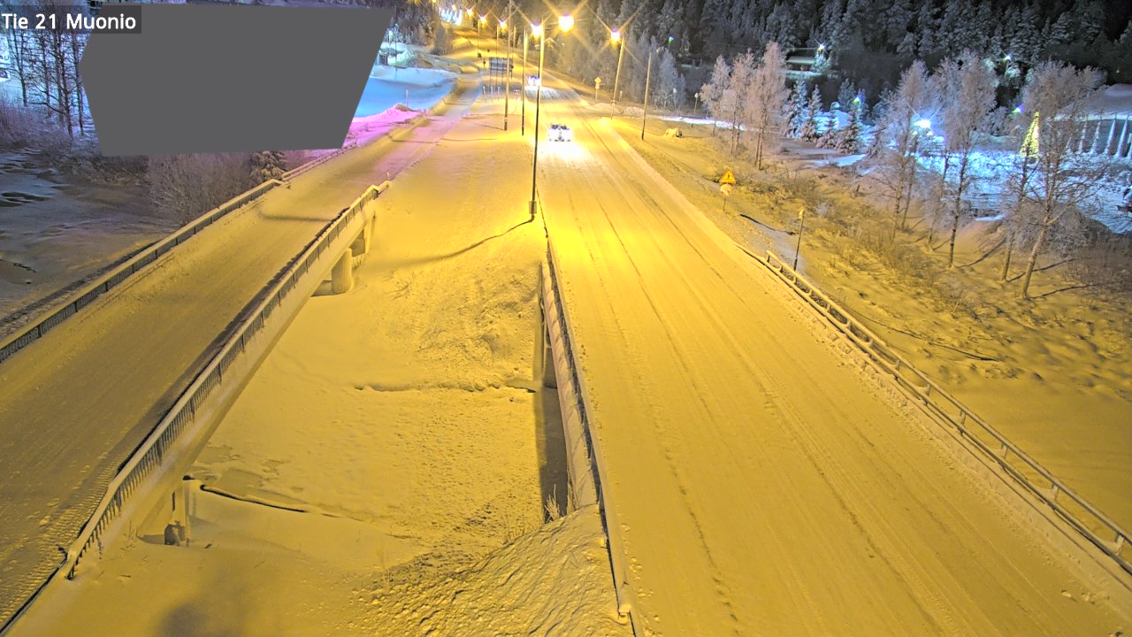 Weather Camera Image Väg 21 Muonio, Muonio, Lappi