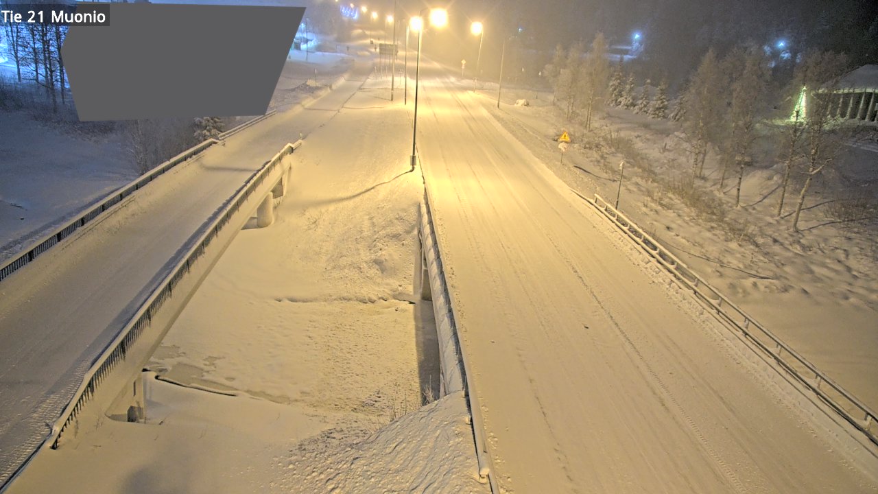 Weather Camera Image Väg 21 Muonio, Muonio, Lappi
