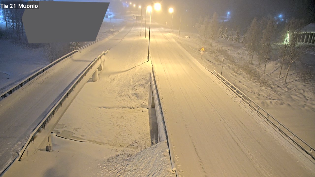 Weather Camera Image Väg 21 Muonio, Muonio, Lappi