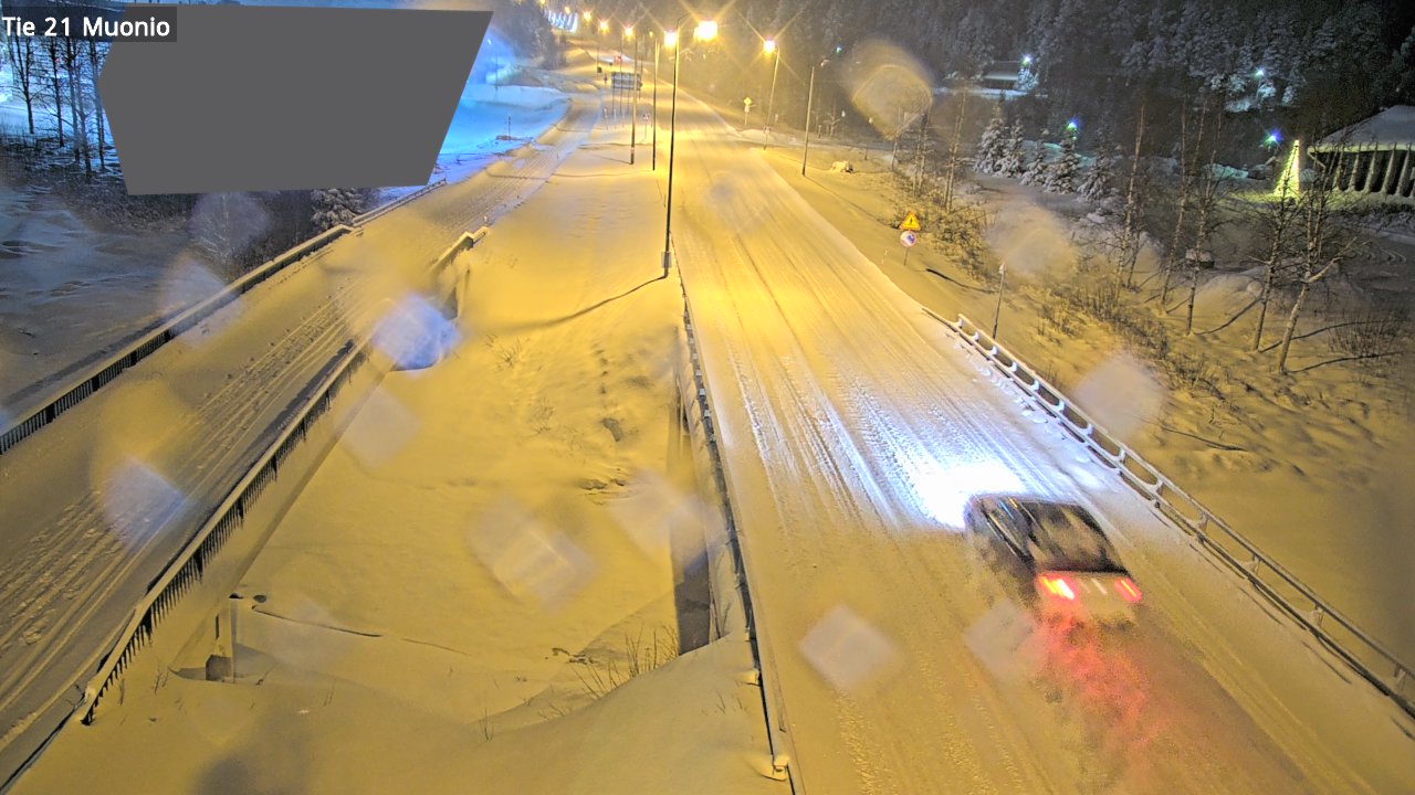 Weather Camera Image Väg 21 Muonio, Muonio, Lappi
