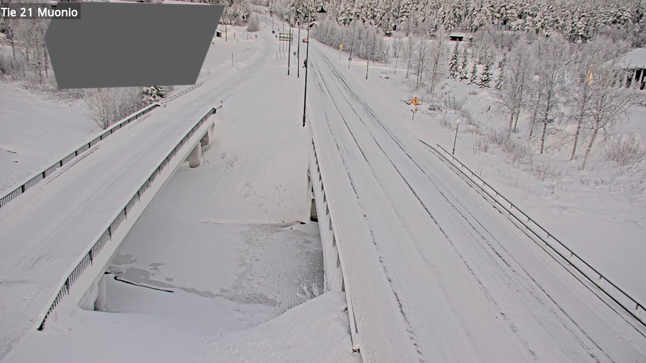 Weather Camera Image Väg 21 Muonio, Muonio, Lappi