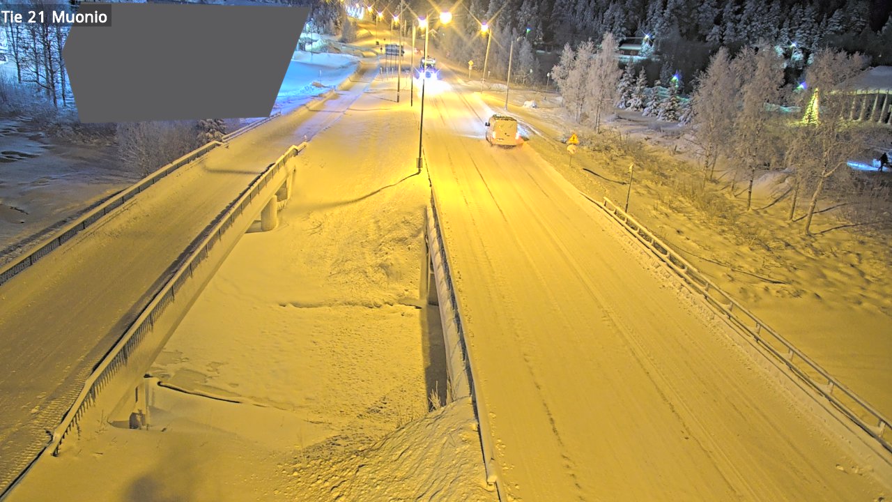 Weather Camera Image Väg 21 Muonio, Muonio, Lappi