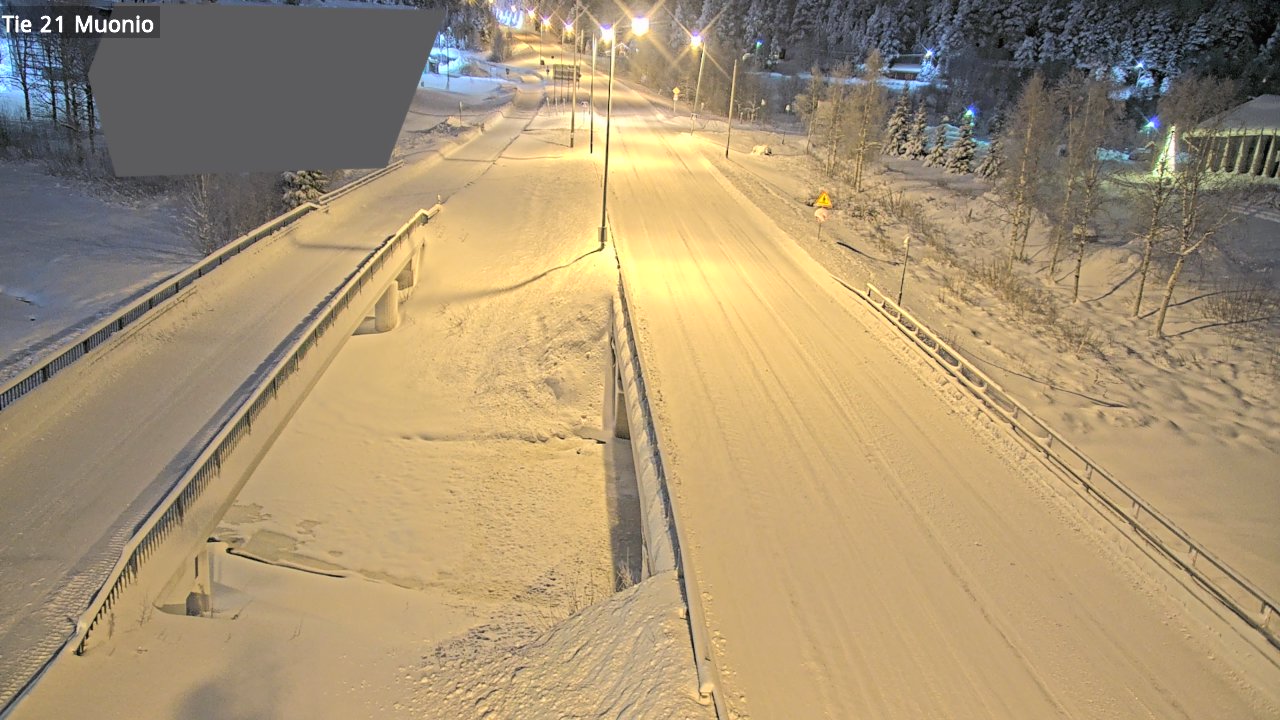 Weather Camera Image Väg 21 Muonio, Muonio, Lappi