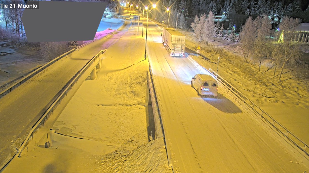Weather Camera Image Väg 21 Muonio, Muonio, Lappi