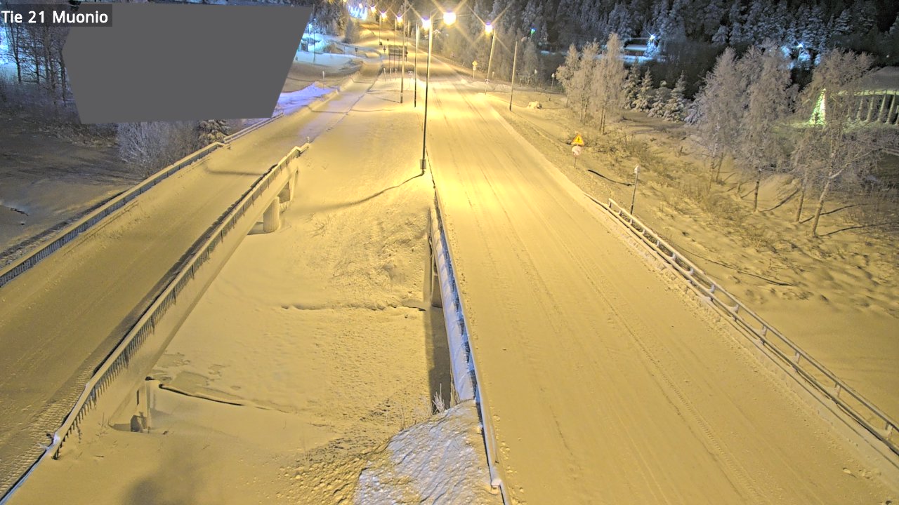 Weather Camera Image Väg 21 Muonio, Muonio, Lappi