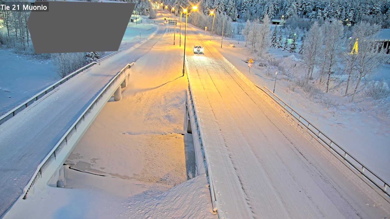Weather Camera Image Väg 21 Muonio, Muonio, Lappi