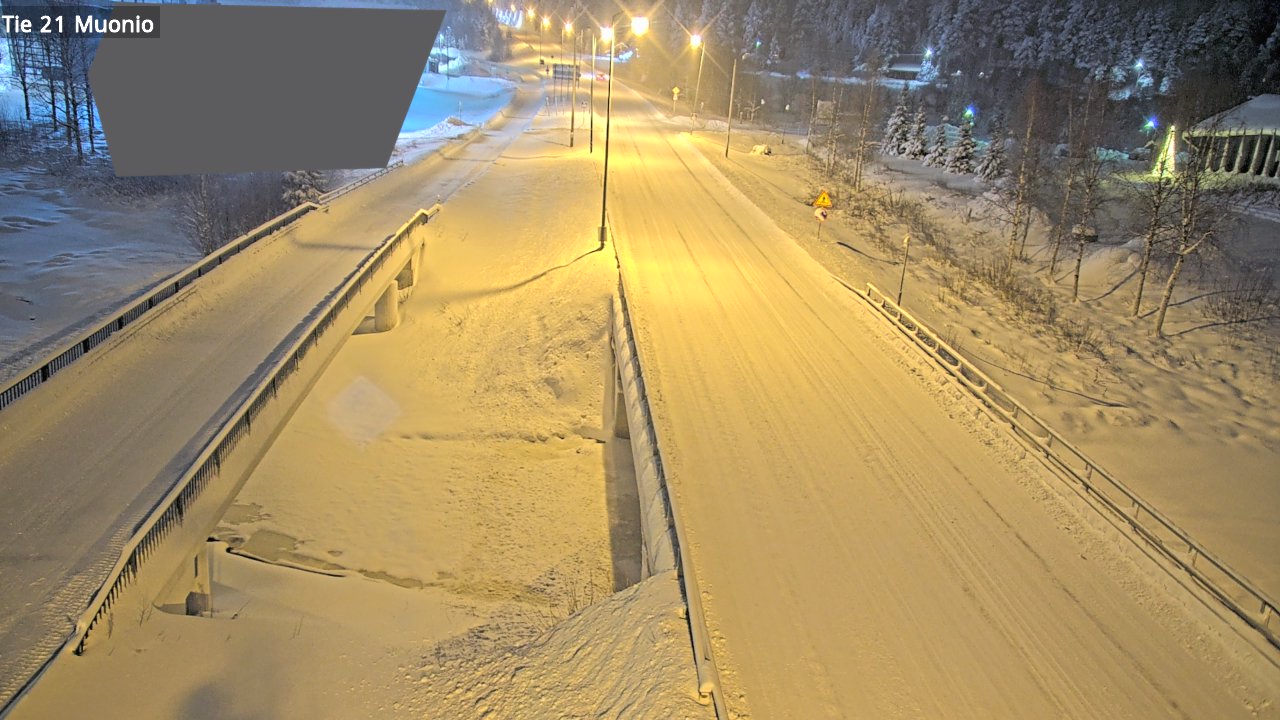 Weather Camera Image Väg 21 Muonio, Muonio, Lappi